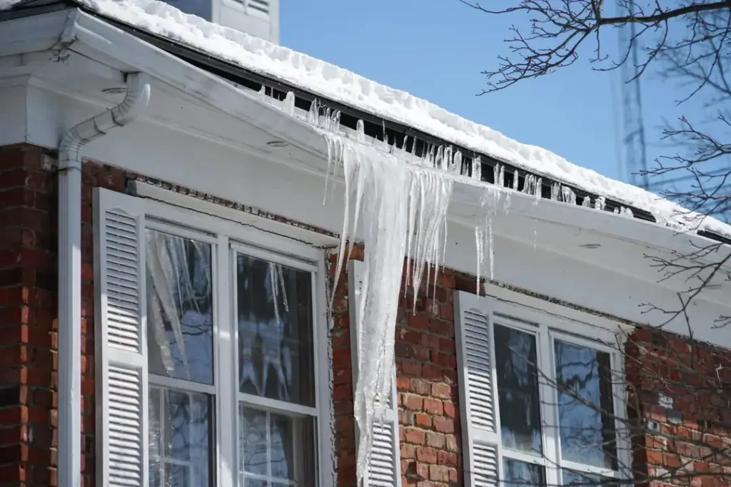 Ice Dams in Winter