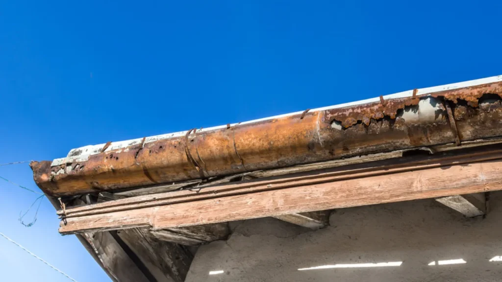 Gutter Rust and Corrosion