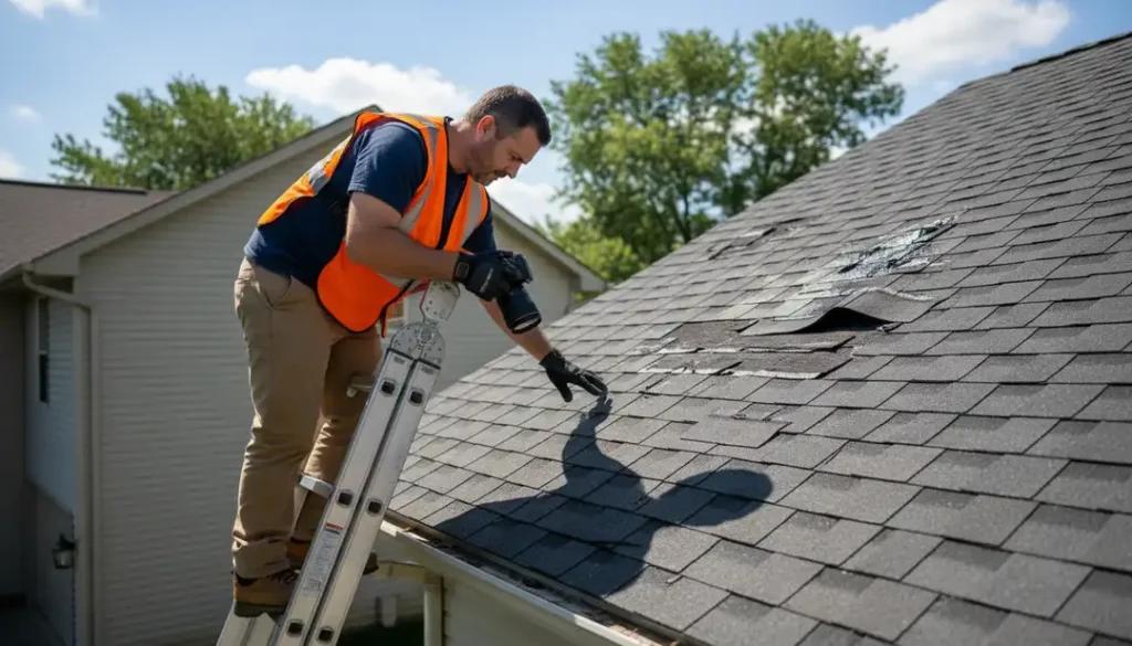 Texas Roofing Authority.- Checking roof